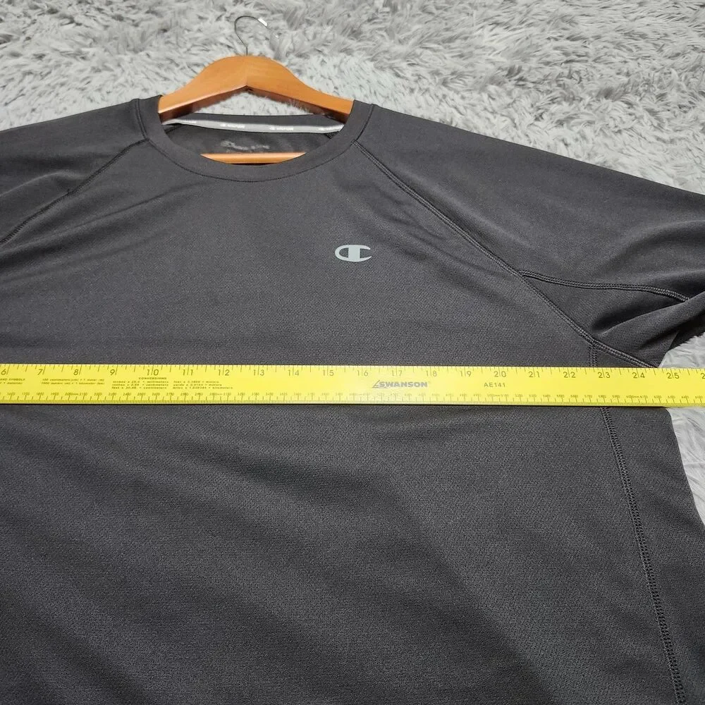 Champion Vapor Shirt Mens Size XL Black‎ Athletic Performance Lightweight Tee - Picture 6 of 9